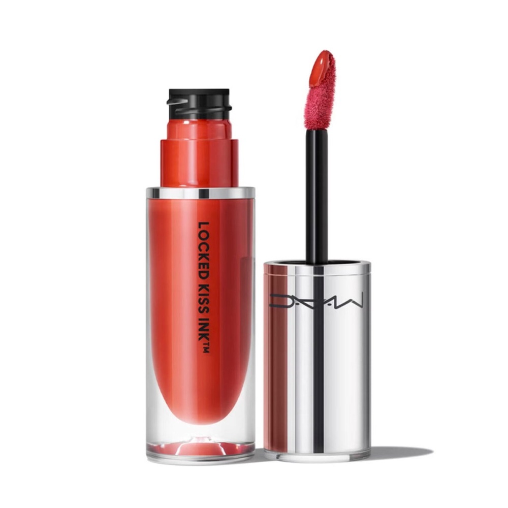 NEW FULL SIZE MAC 24h LOCKED KISS INK LIP COLOUR IN SHADE BRAZEN